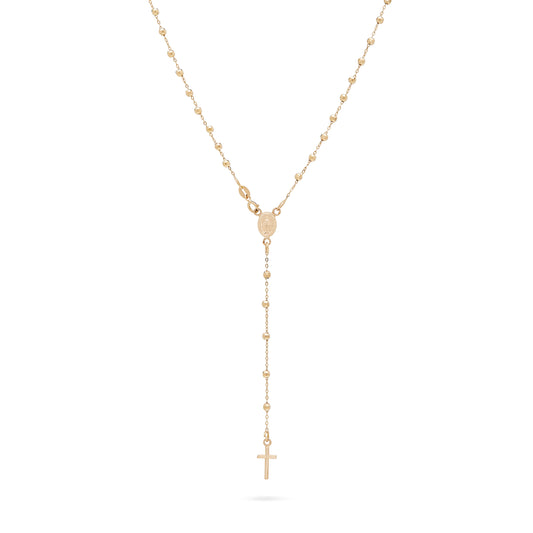 ROSARIO TRADIZIONALE SFACCETTATO ORO GIALLO