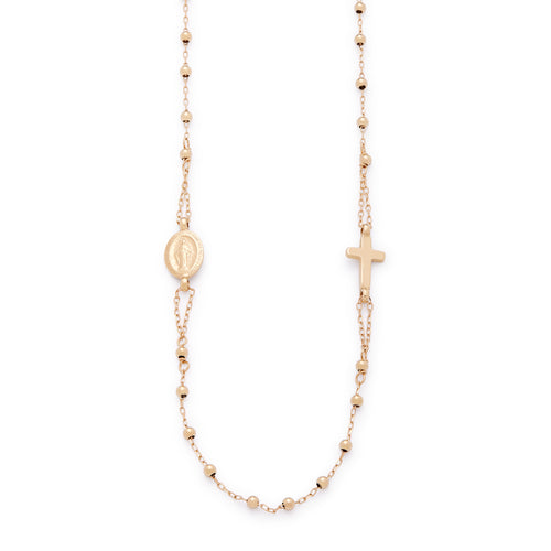 COLLANA ROSARIO ORO GIALLO