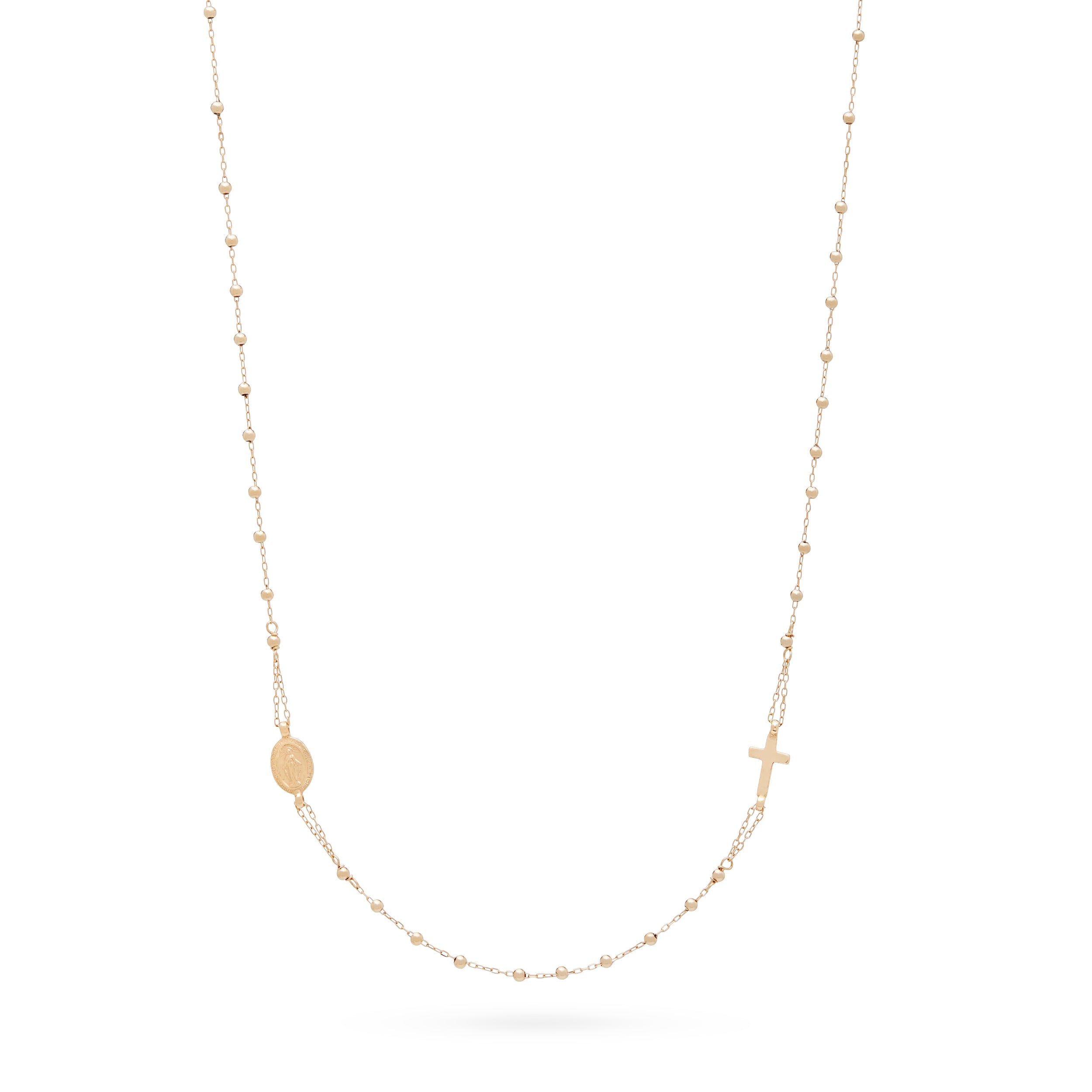 COLLANA ROSARIO ORO GIALLO
