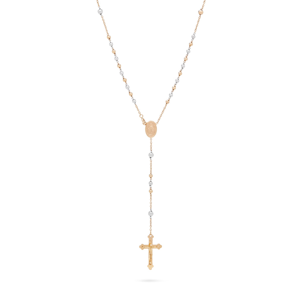 ROSARIO ORO GIALLO E BIANCO