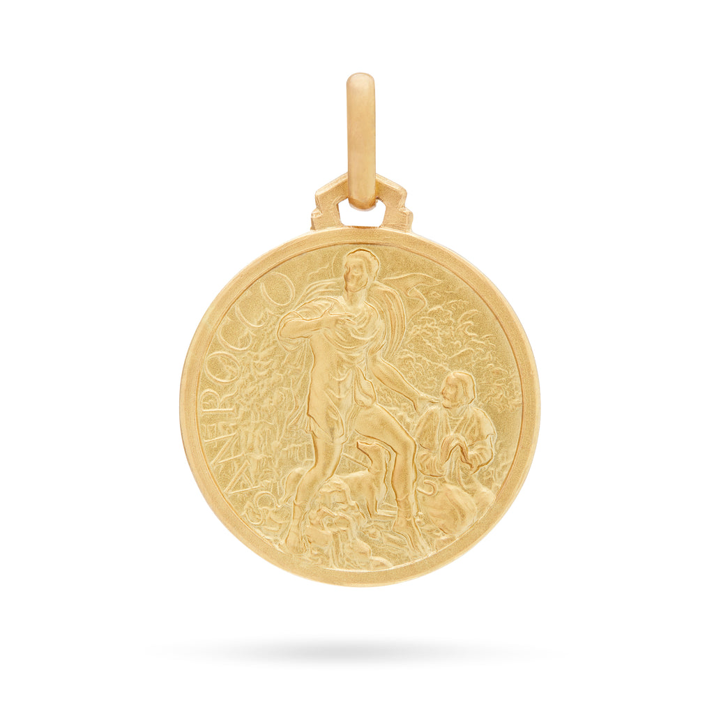 MEDAGLIA SAN ROCCO ORO GIALLO