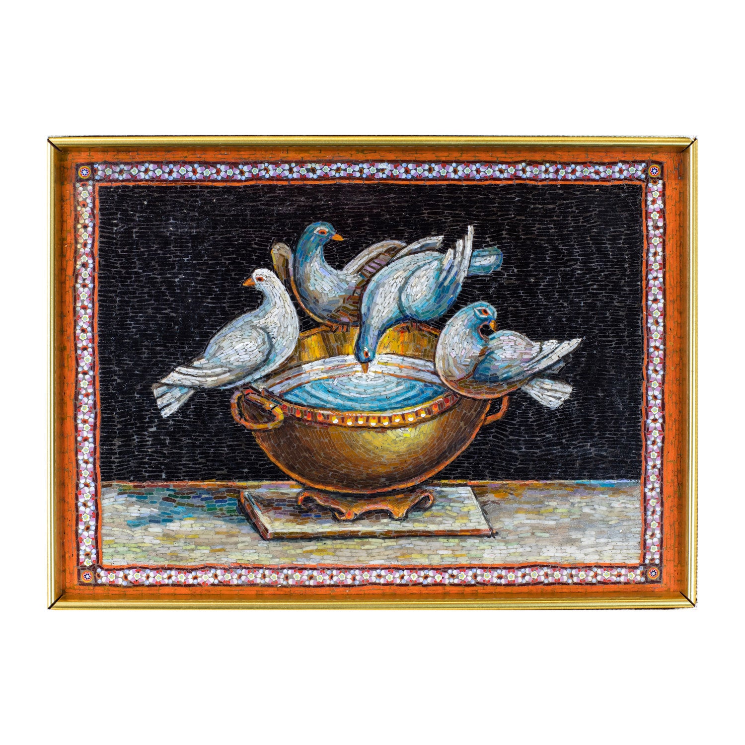 Mosaico de Le Colombe de Plinio