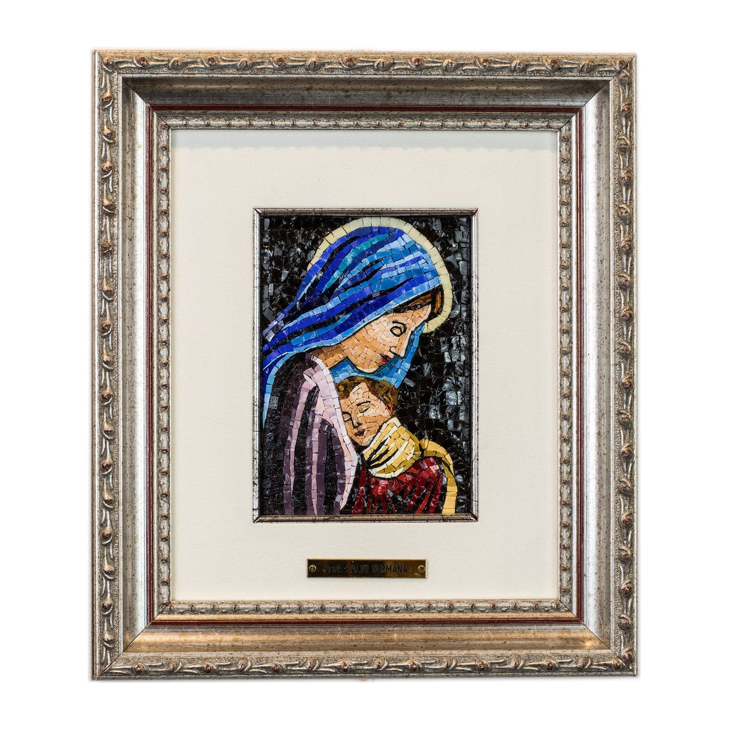 Mosaico Virgen con Niño