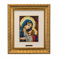 Mosaico Virgen y Niño con Halos