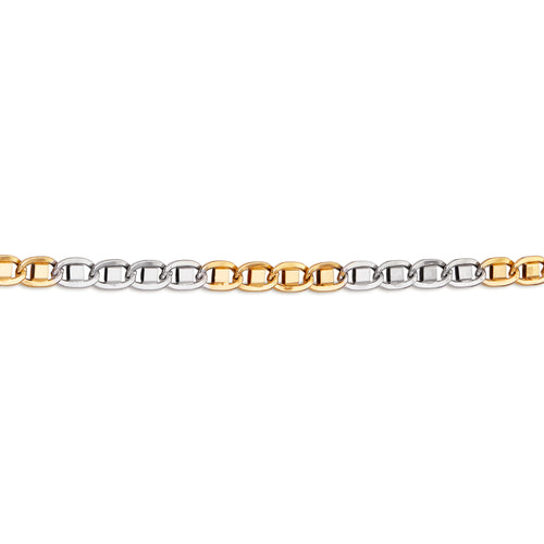 CATENA GRUMETTA ORO BIANCO E GIALLO
