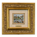 Casa de mosaico con barco