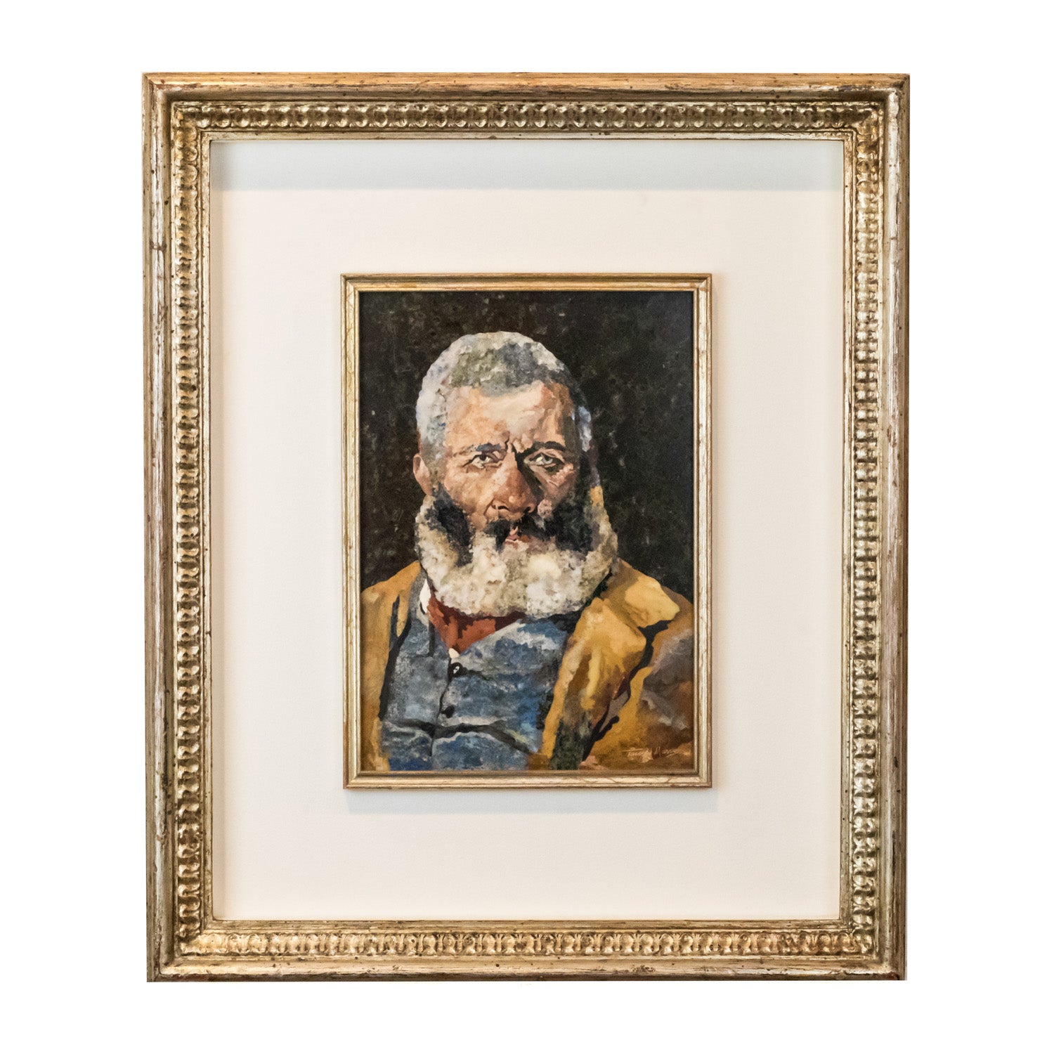 Mosaico Anciano con Barba