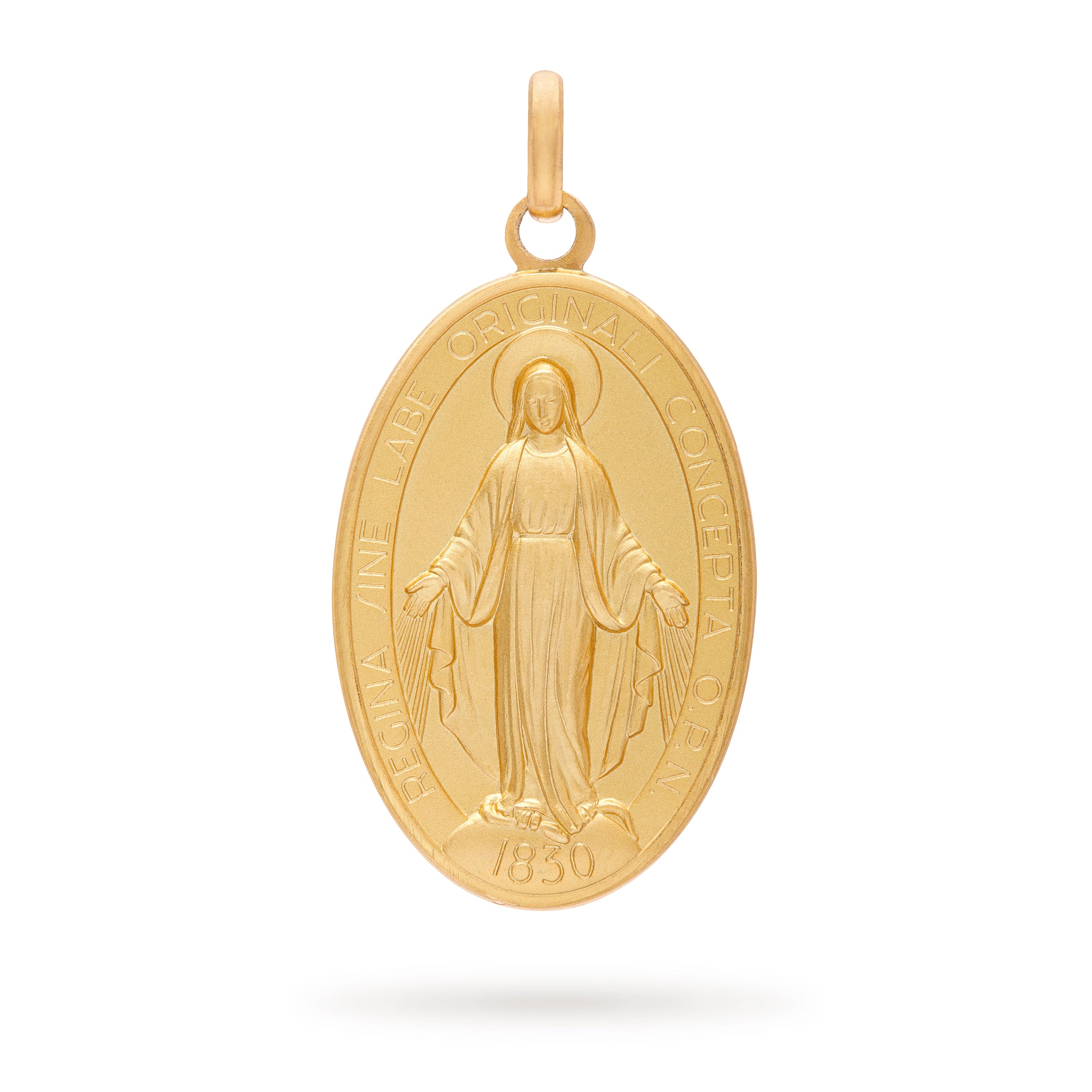 MEDALLA MILAGROSA DE ORO AMARILLO