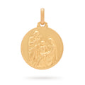 MEDAGLIA DELLA SACRA FAMIGLIA IN ORO GIALLO